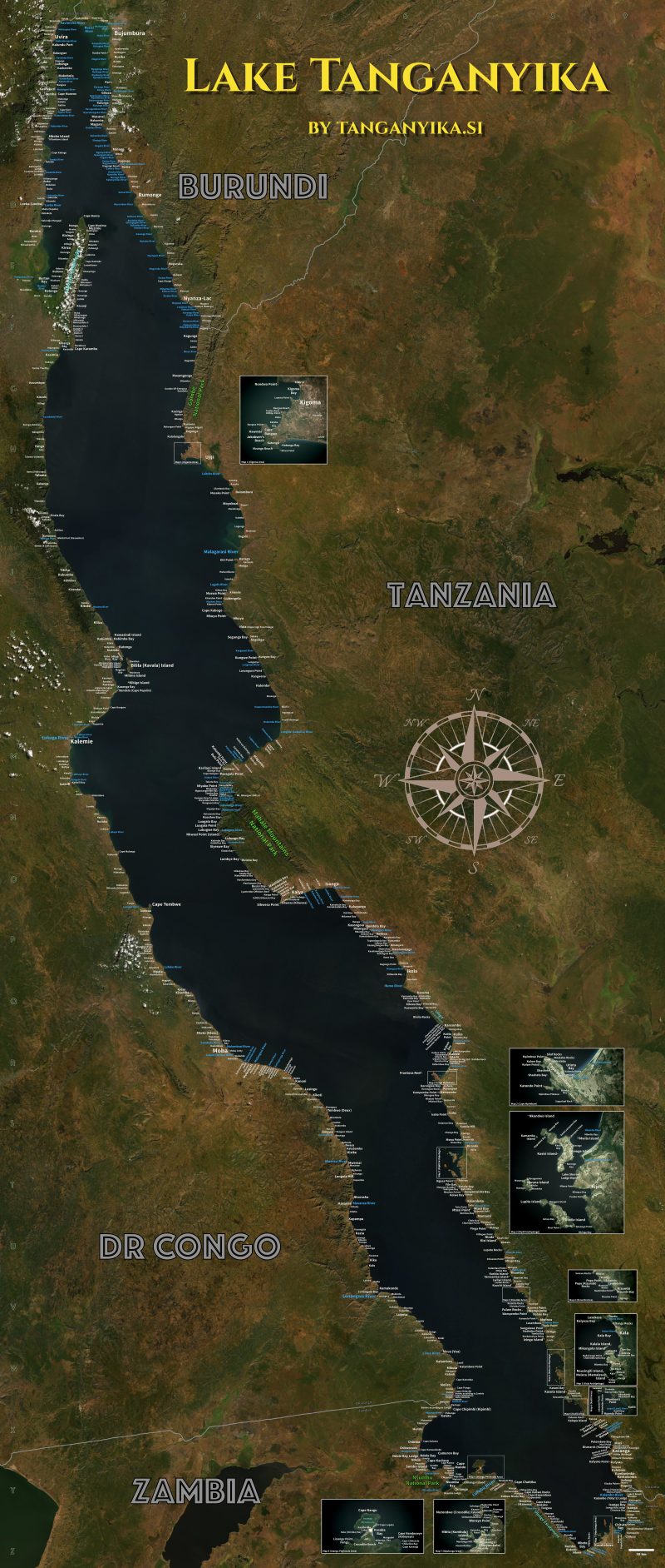 Tanganyika Locations Poster